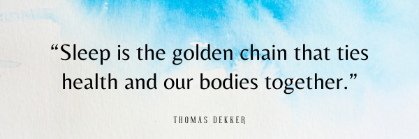 Thomas Dekker quote about sleep.